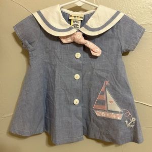 Baby Togs Vintage Sailboat dress